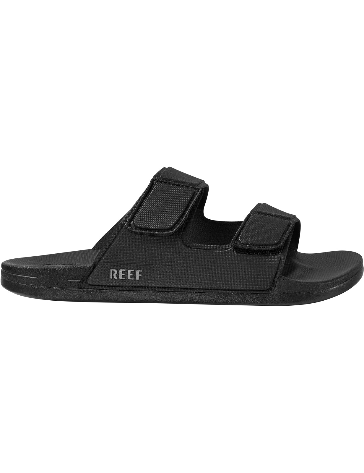 Reef Cushion Tradewind Leather Sandals in Black