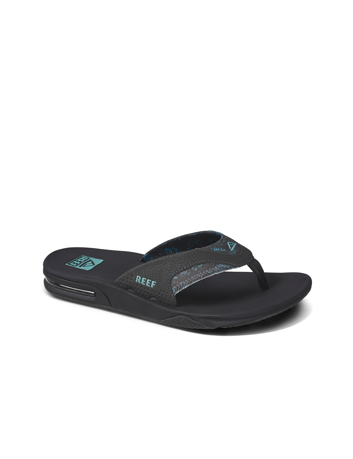 Reef Fanning Sandals in Aquifer Palm