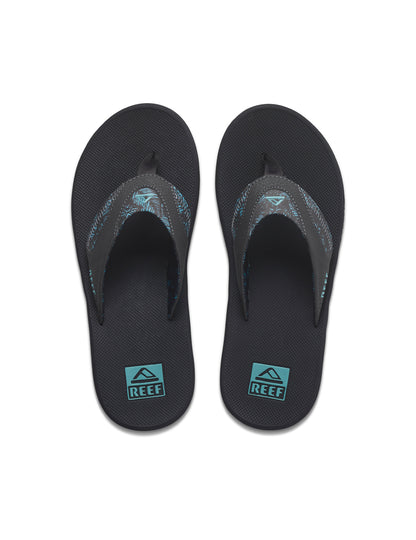 Reef Fanning Sandals in Aquifer Palm