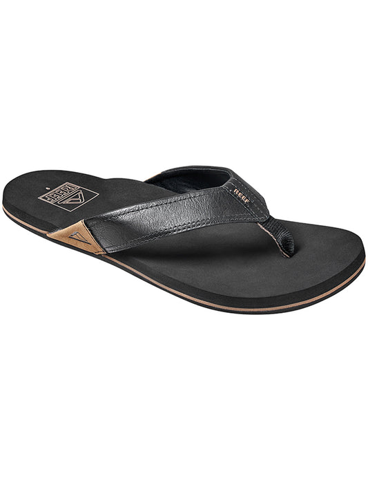 Reef Newport Flip Flops in Black