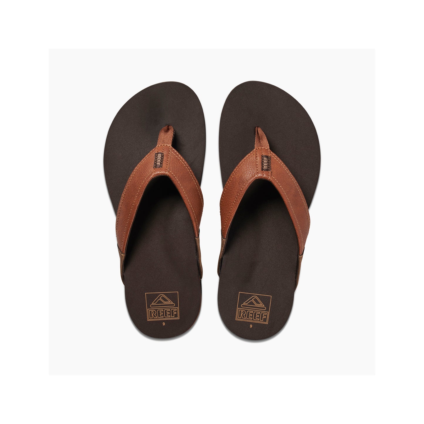 Reef Newport Flip Flops in Tan