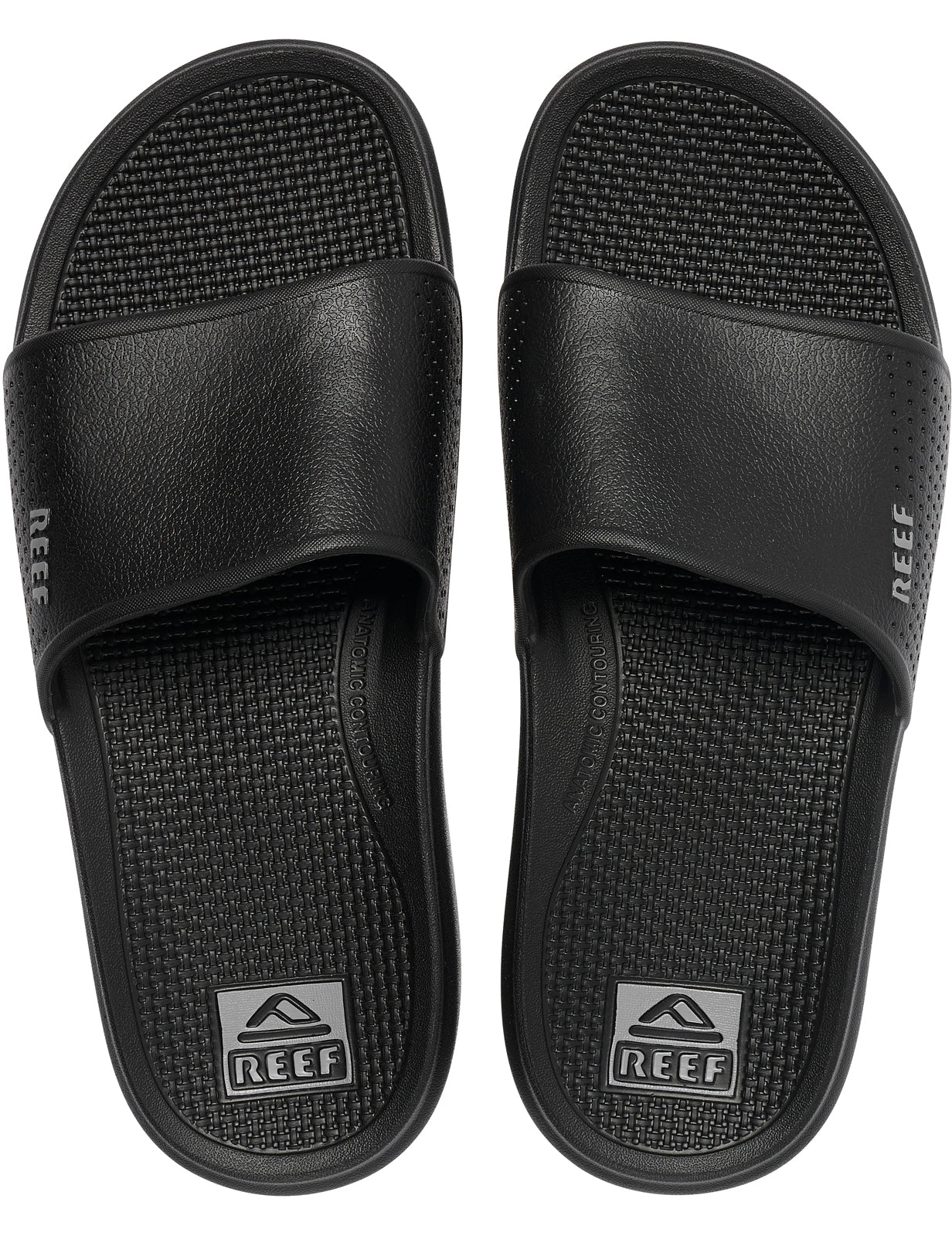 Reef Oasis Slide Sliders in Black