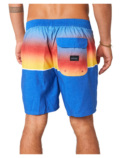 Rip Curl Allover Semi Elastic Elasticated Boardshorts in Retro Blue