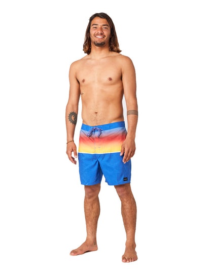 Rip Curl Allover Semi Elastic Elasticated Boardshorts in Retro Blue