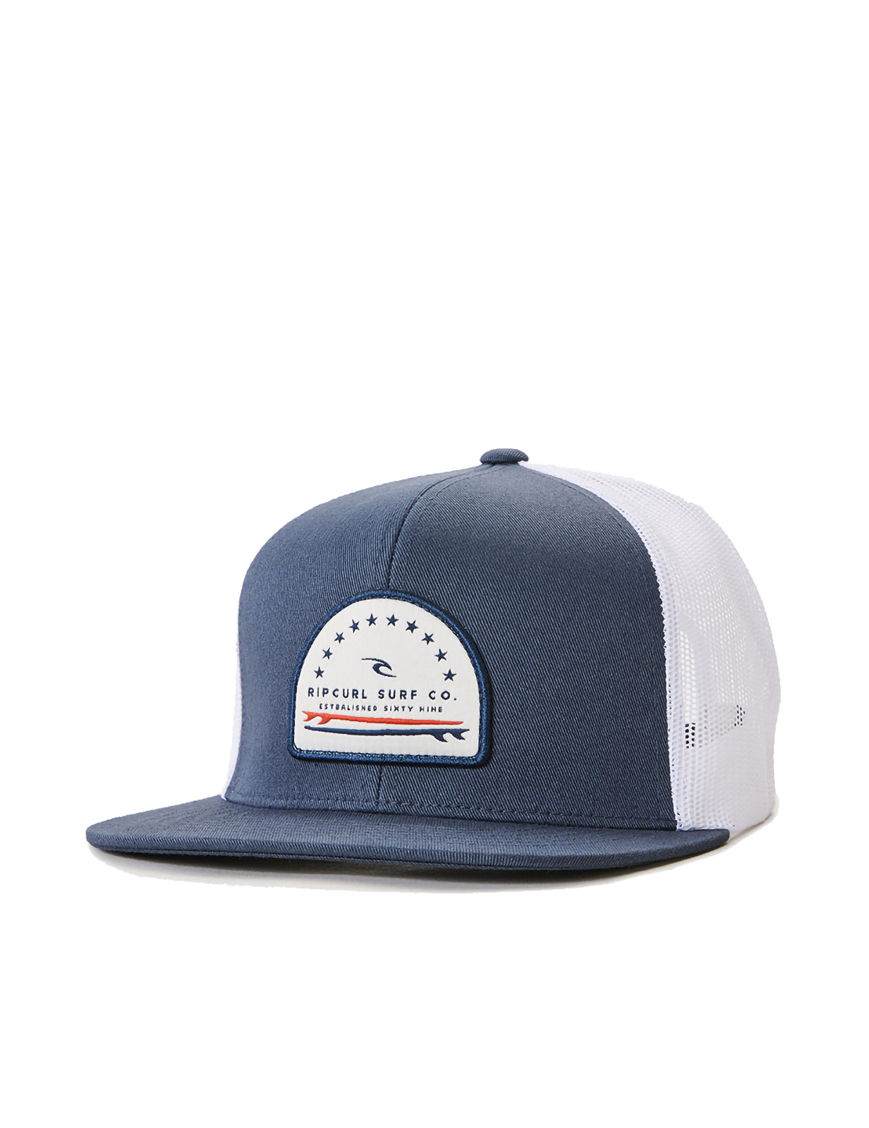 Casquette à visière plate Rip Curl Americana en bleu marine