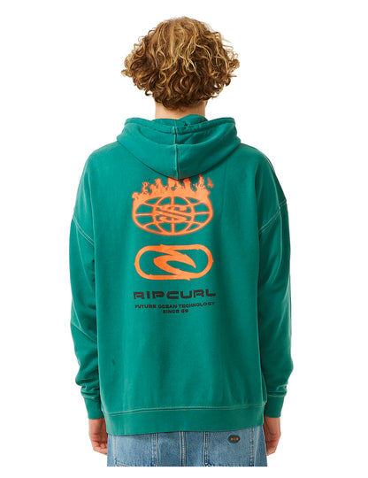 Rip Curl Archive Hood Pullover Hoody in Goblin