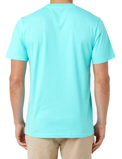 T-shirt à manches courtes Rip Curl Badge en turquoise