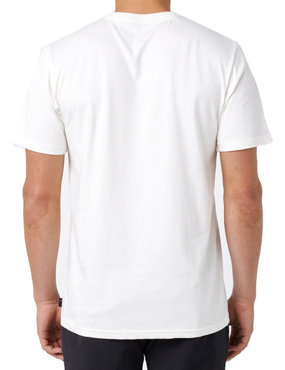 Rip Curl Badge Short Sleeve T-Shirt in Bone