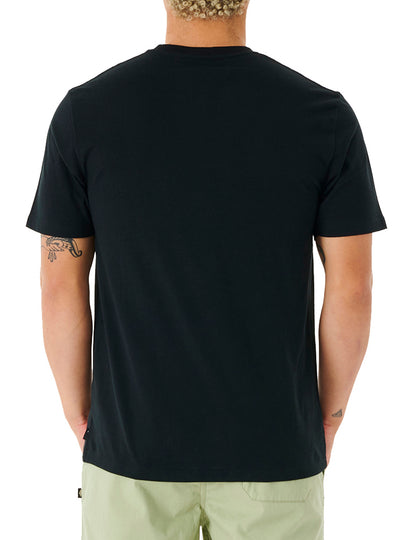 Rip Curl Big Mumma Icon Short Sleeve T-Shirt in Black