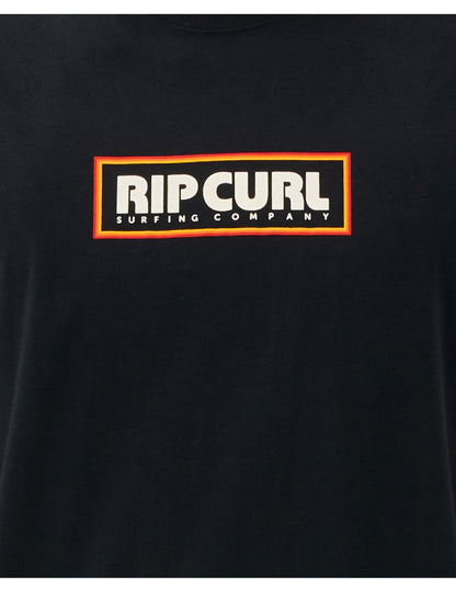 Rip Curl Big Mumma Icon Short Sleeve T-Shirt in Black