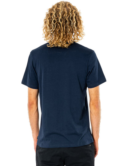 Rip Curl Big Mumma Icon Short Sleeve T-Shirt in Navy