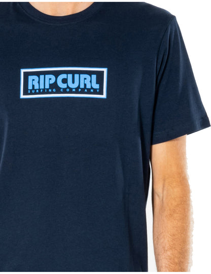 Rip Curl Big Mumma Icon Short Sleeve T-Shirt in Navy