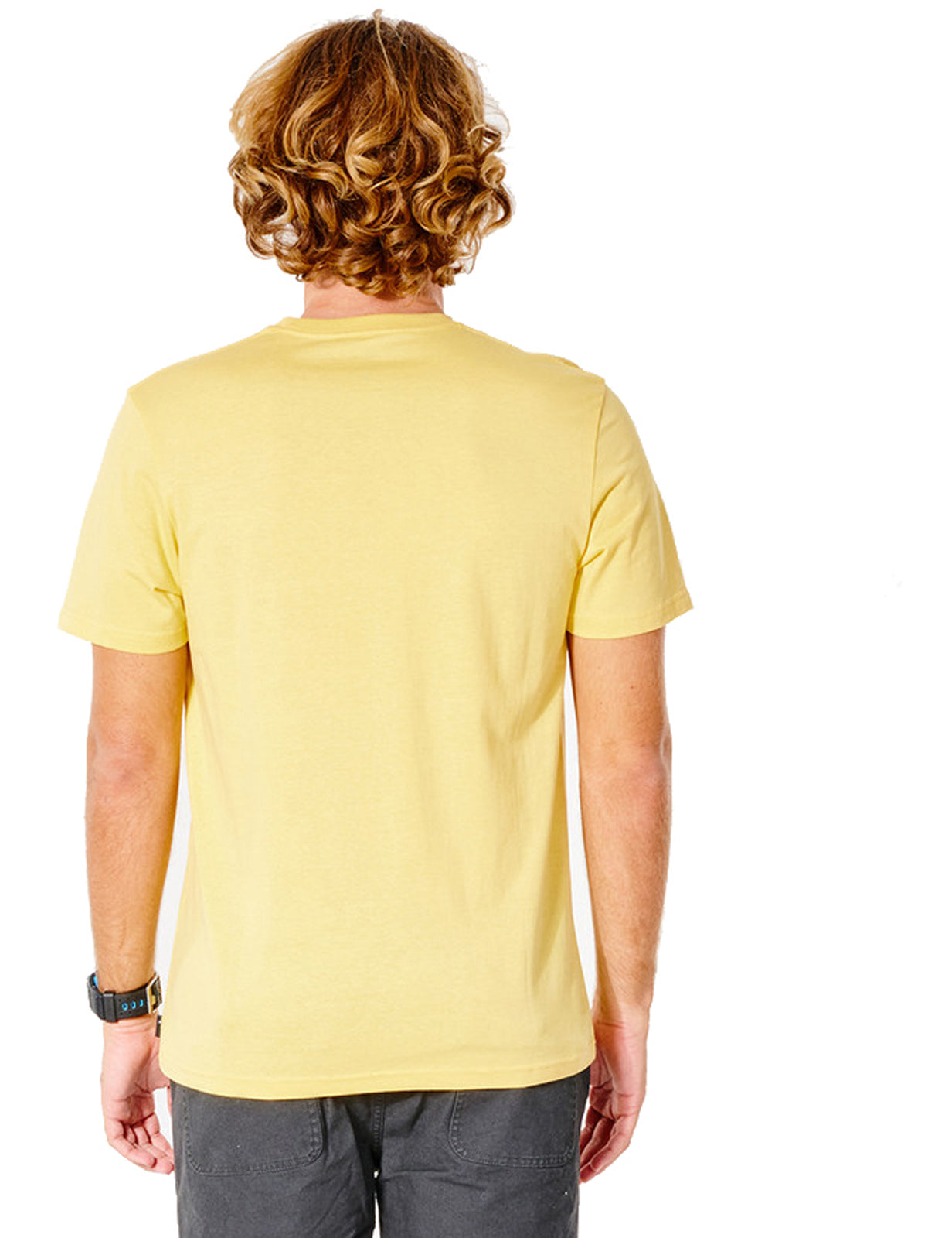 Rip Curl Big Mumma Icon Short Sleeve T-Shirt in Retro Yellow