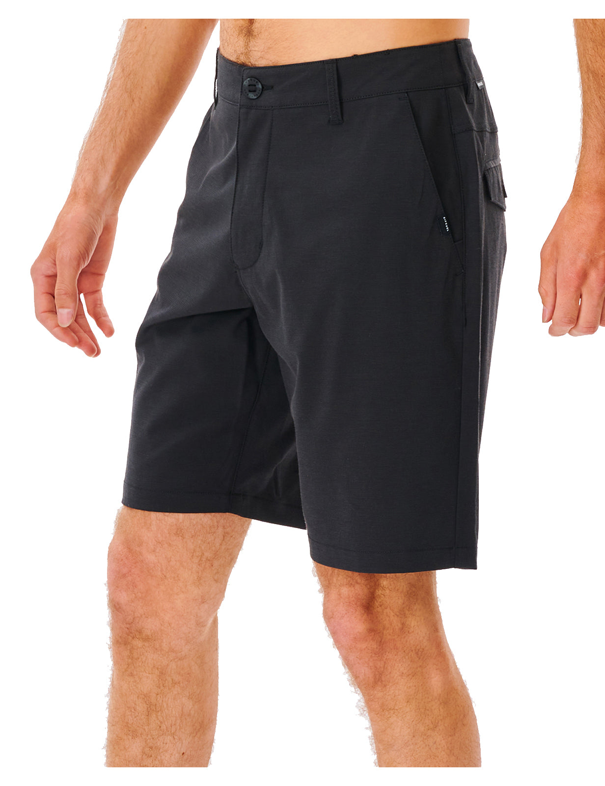 Rip Curl Boardwalk Phase Nineteen Chino Shorts in Black