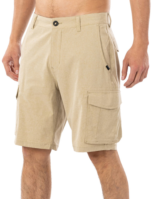 Rip Curl Boardwalk Trail Cargo Shorts in Dark Khaki