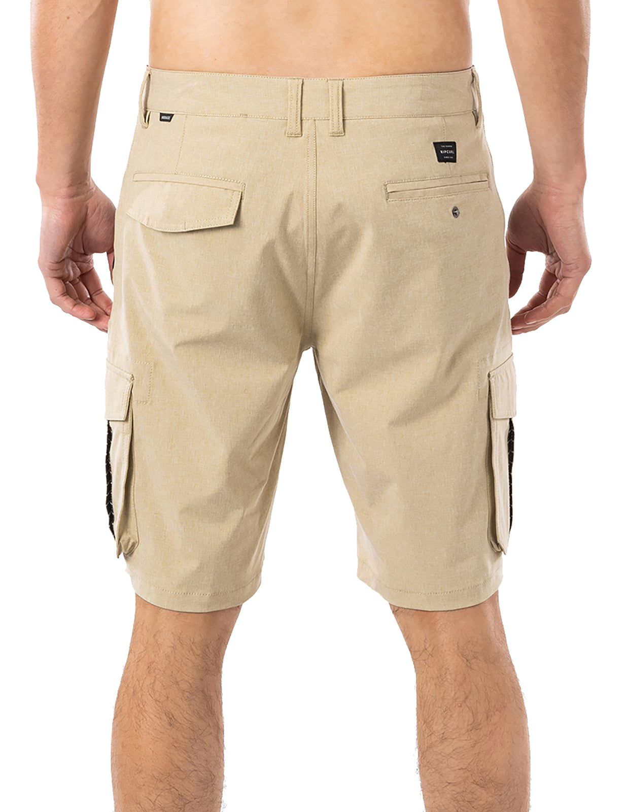 Rip Curl Boardwalk Trail Cargo Shorts in Dark Khaki