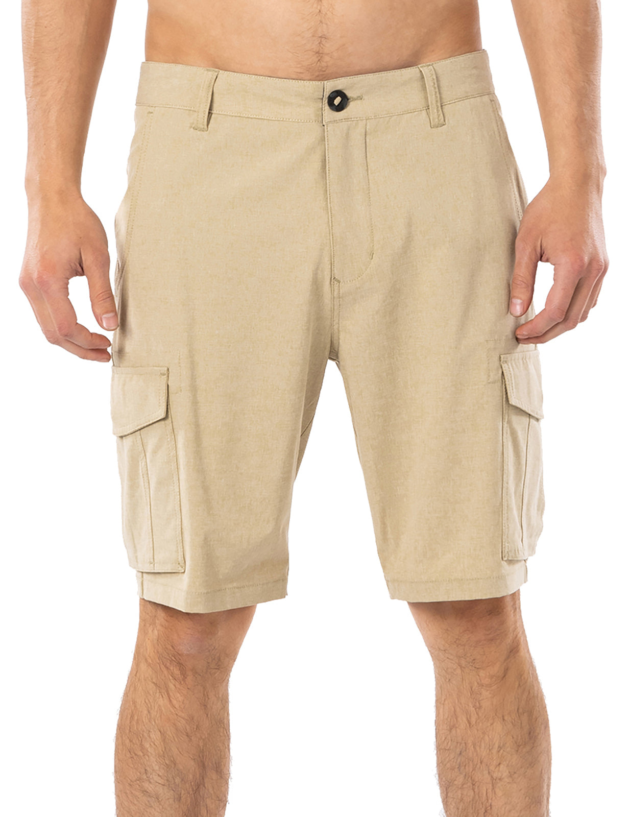 Rip Curl Boardwalk Trail Cargo Shorts in Dark Khaki