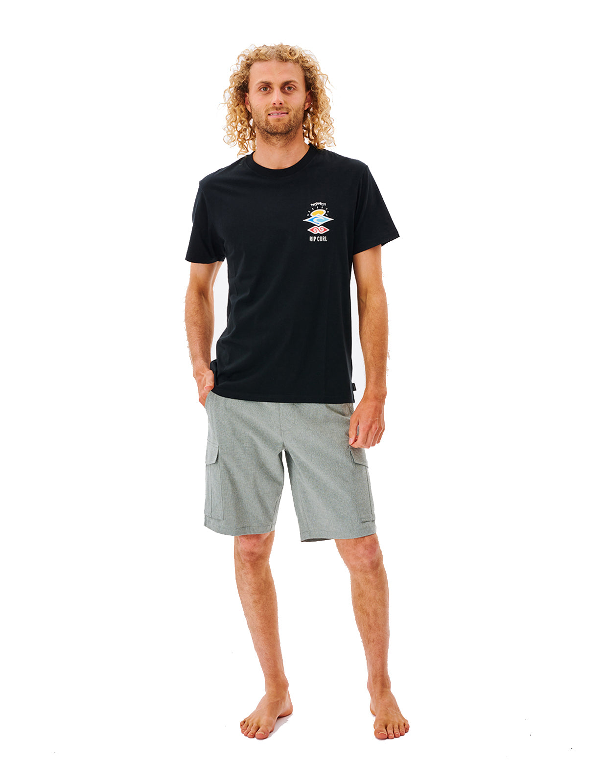 Rip Curl Boardwalk Trail Shorts in Olive