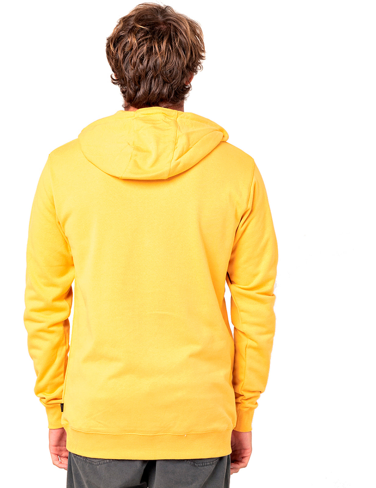 Rip Curl Boxed Hooded Pop Over Pullover Hoody in Mustard