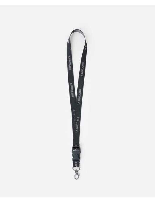 Rip Curl Brand Logo Surf Lanyard in Midnight