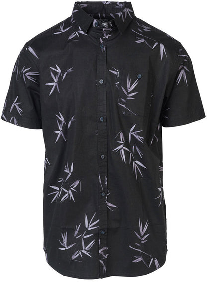 Rip Curl Busy Surf Day Short Sleeve Shirt in Black