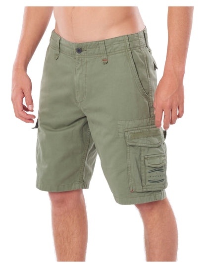 Rip Curl Classic Surf Trail Cargo Shorts in Mid Green