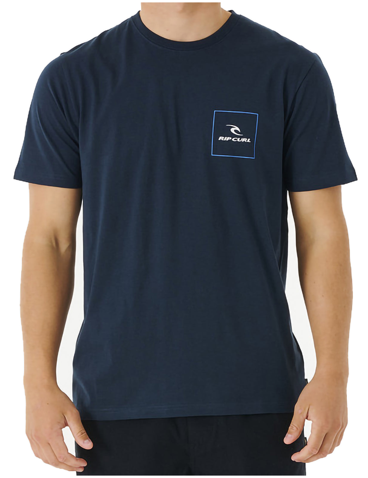 Rip Curl Corp Icon Short Sleeve T-Shirt in Dark Navy