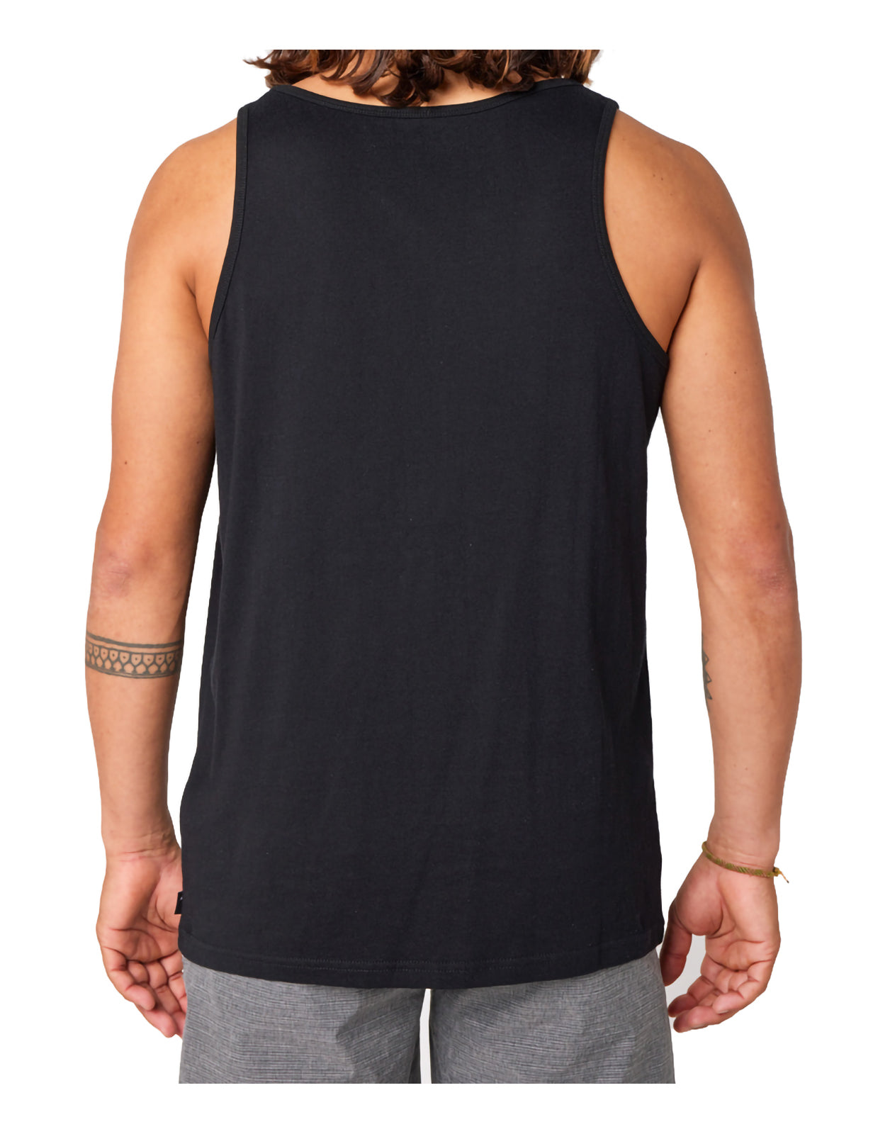 Rip Curl Corp Icon Sleeveless T-Shirt in Black