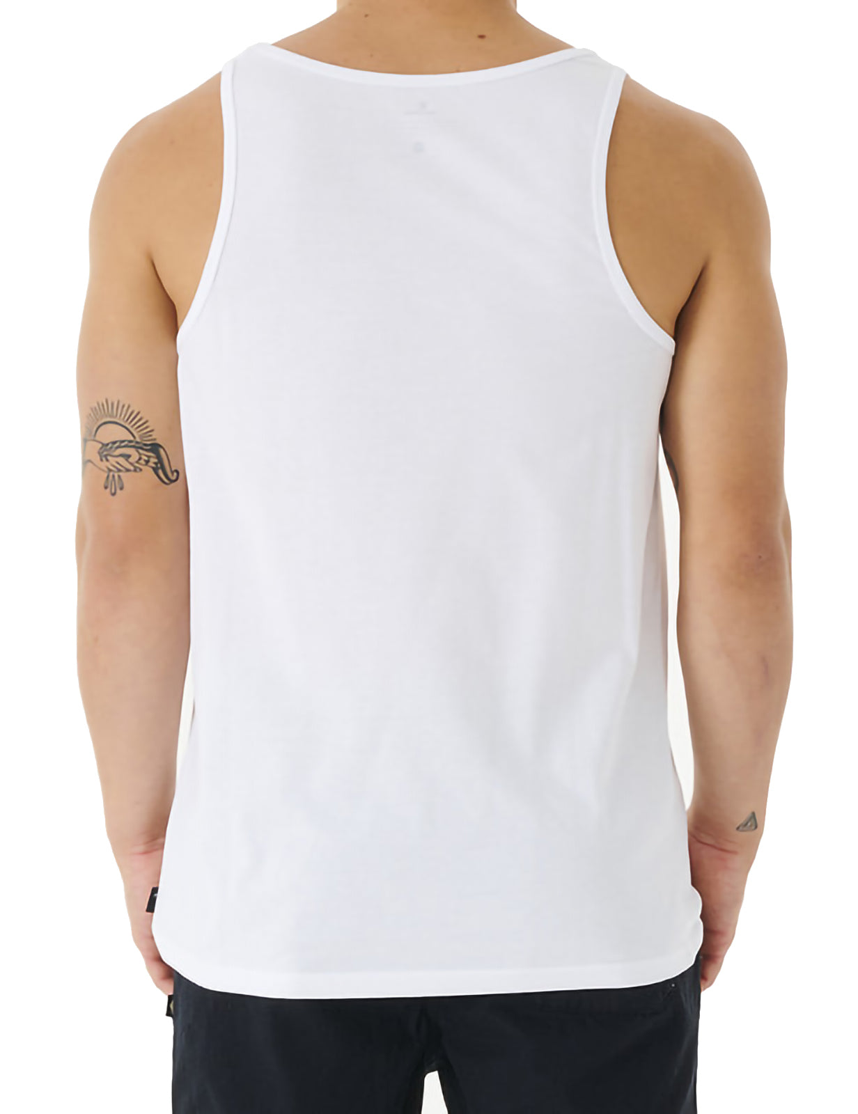 Rip Curl Corp Icon Sleeveless T-Shirt in White