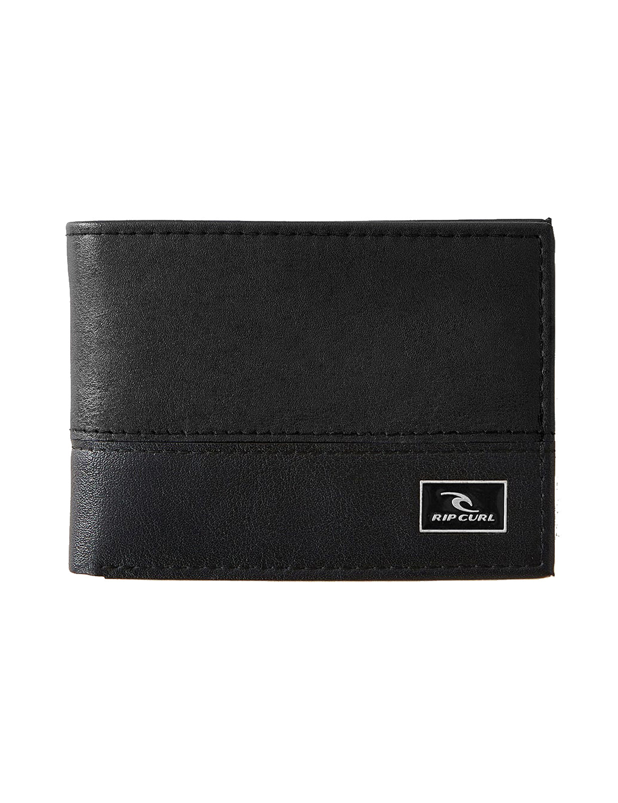 Rip Curl Corpawatu Icon PU Slim Faux Leather Wallet in Black