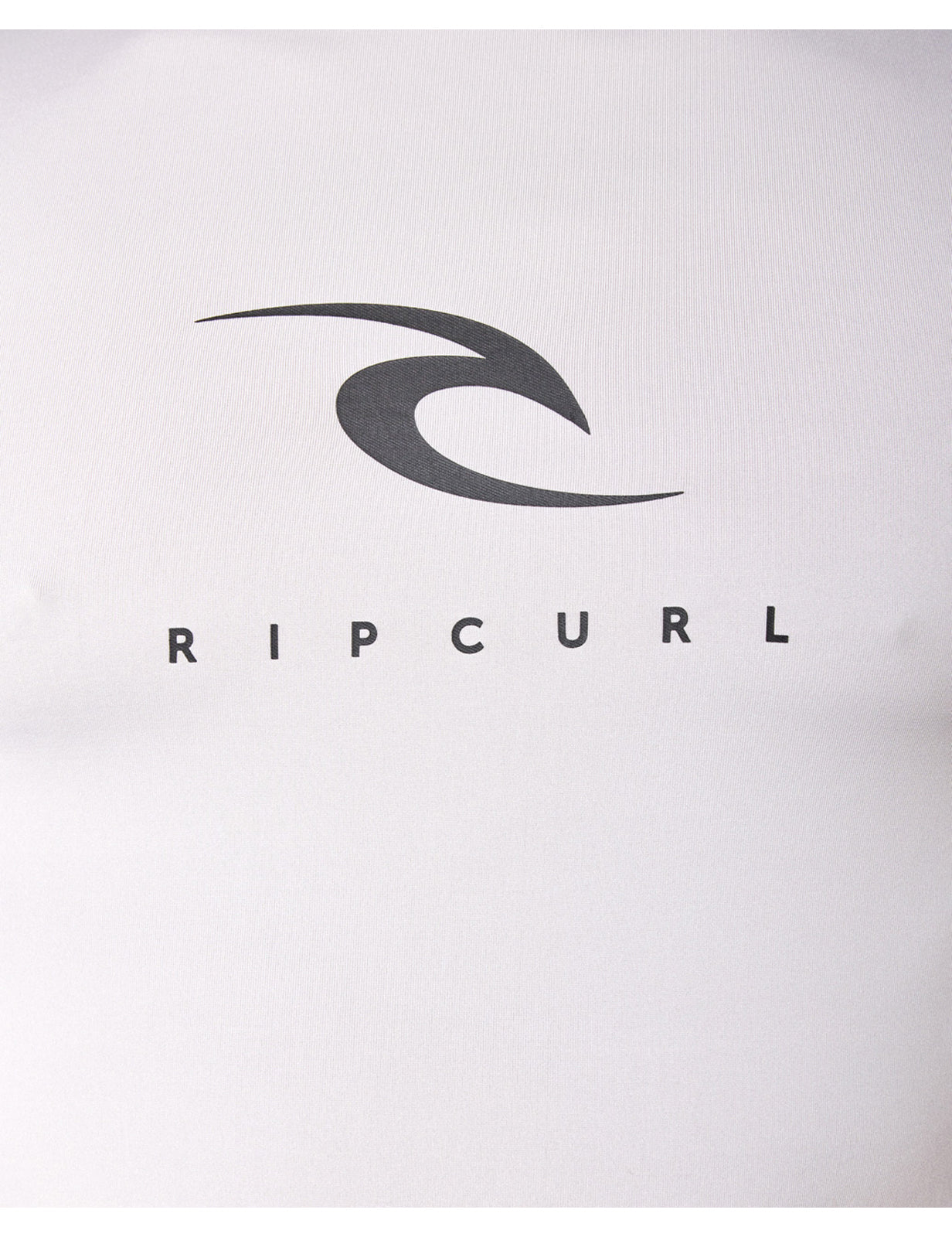 Rip Curl Corps Short Sleeve Rash Vest in Light Grey