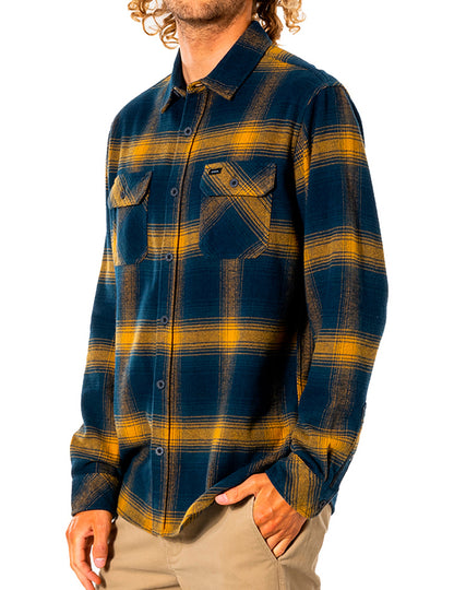 Rip Curl Count Long Sleeve Shirt in Gold