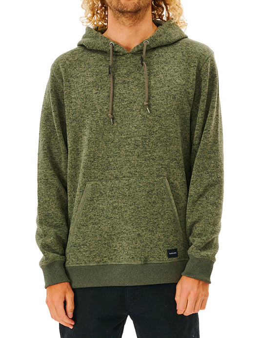 Rip Curl Crescent Pullover Hoody in Dark Olive