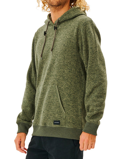 Rip Curl Crescent Pullover Hoody in Dark Olive