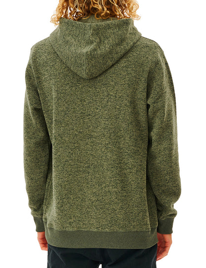 Rip Curl Crescent Pullover Hoody in Dark Olive