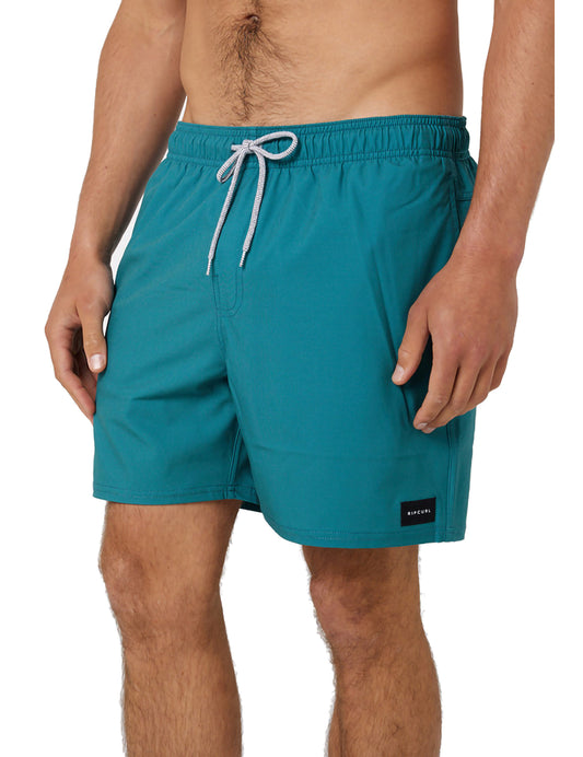 Rip Curl Daily Volley Elasticated Boardshorts in Washed Forrest