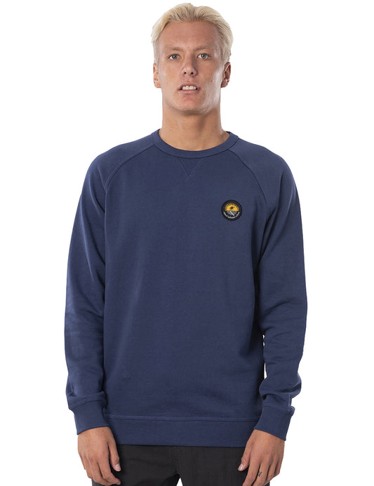 Rip Curl Distant Sweatshirt in Washed Navy