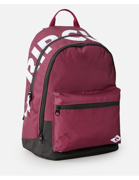 Rip Curl Double Dome Pro 24L Backpack in Maroon