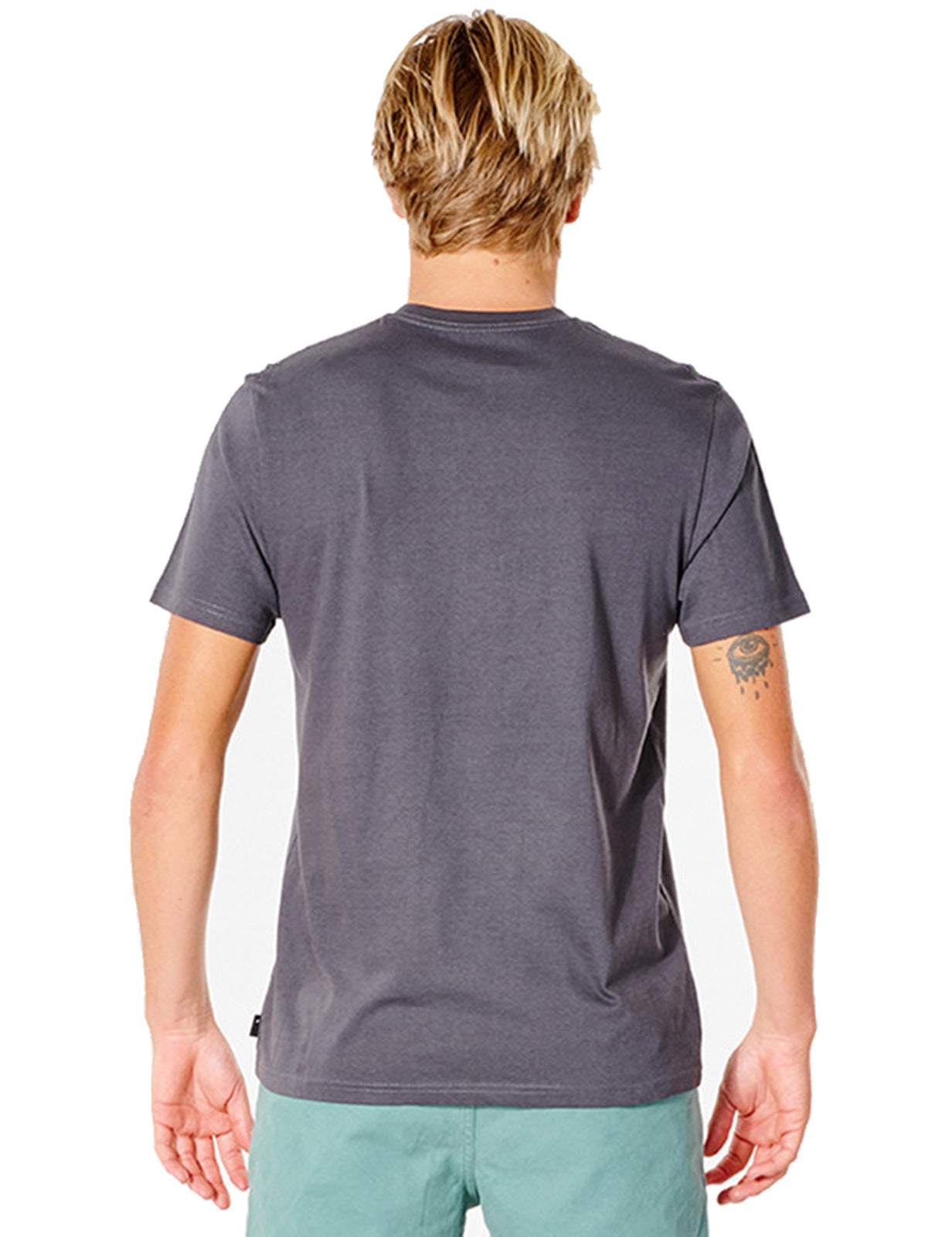 Rip Curl Drifter Short Sleeve T-Shirt in Washed Black