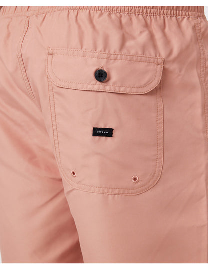 Rip Curl Easy Living Volley Elasticated Boardshorts in Dusty Rose