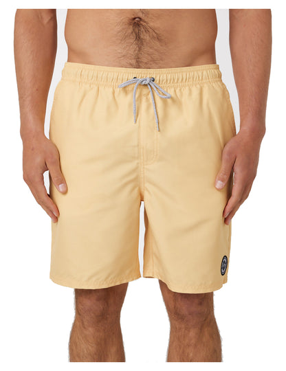 Rip Curl Easy Living Volley Elasticated Boardshorts in Washed Yellow