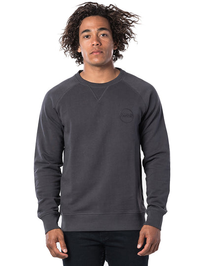 Rip Curl Eco Craft Sweatshirt in Washed Black