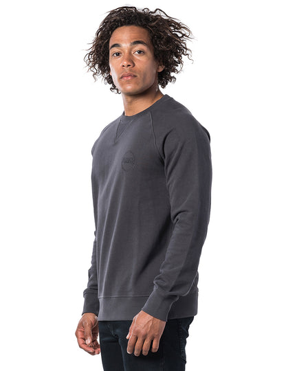 Rip Curl Eco Craft Sweatshirt in Washed Black