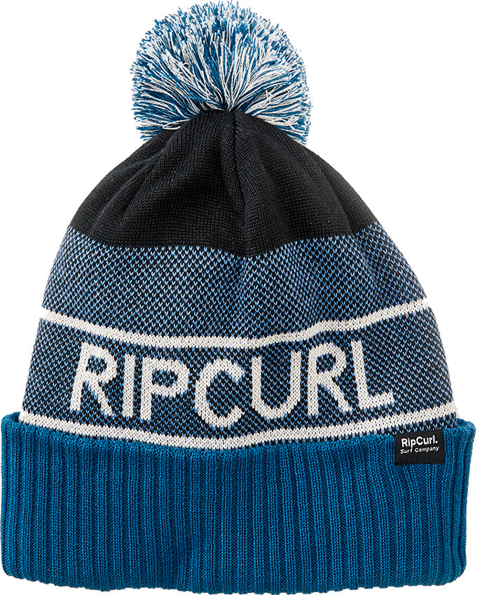 Rip Curl Eco Tall Bobble Hat in Navy