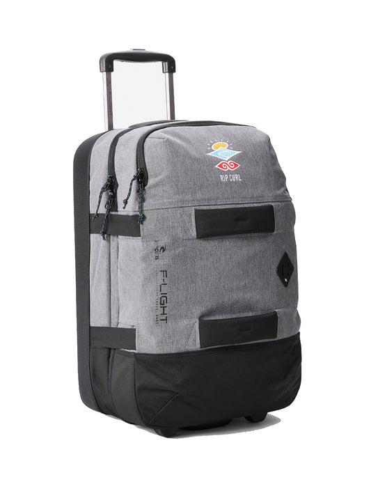 Rip Curl F-Light Transit 50L IOS Wheeled Luggage in Grey Marle