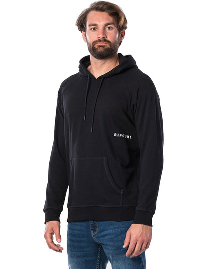 Rip Curl Font Pullover Hoody in Black