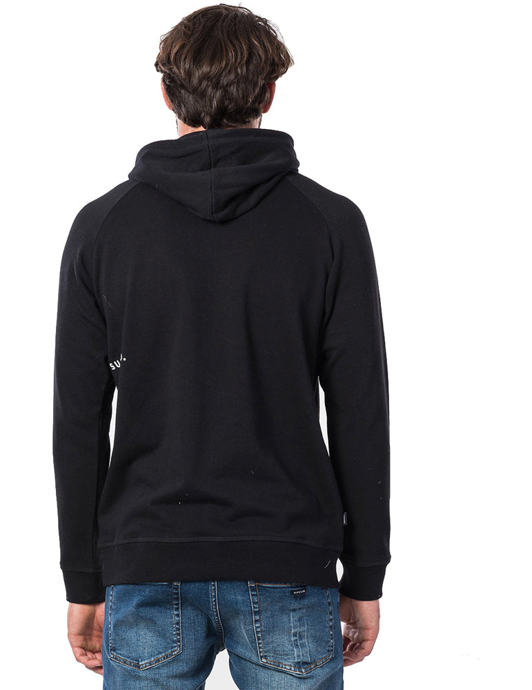 Rip Curl Font Pullover Hoody in Black