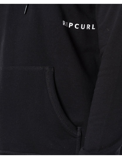 Rip Curl Font Pullover Hoody in Black