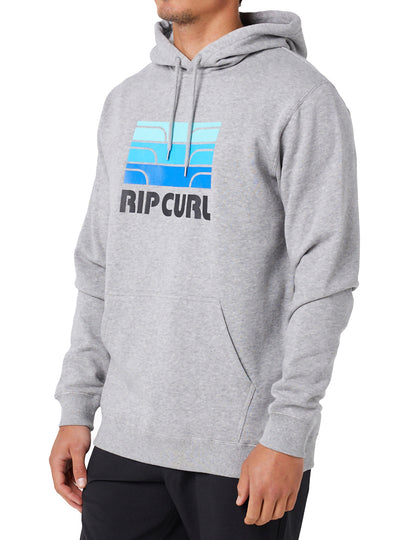 Rip Curl Hey Muma Pullover Hoody in Grey Marle