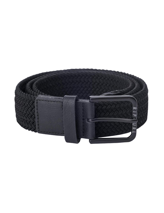 Rip Curl Hope Rope Webbing Belt in Black